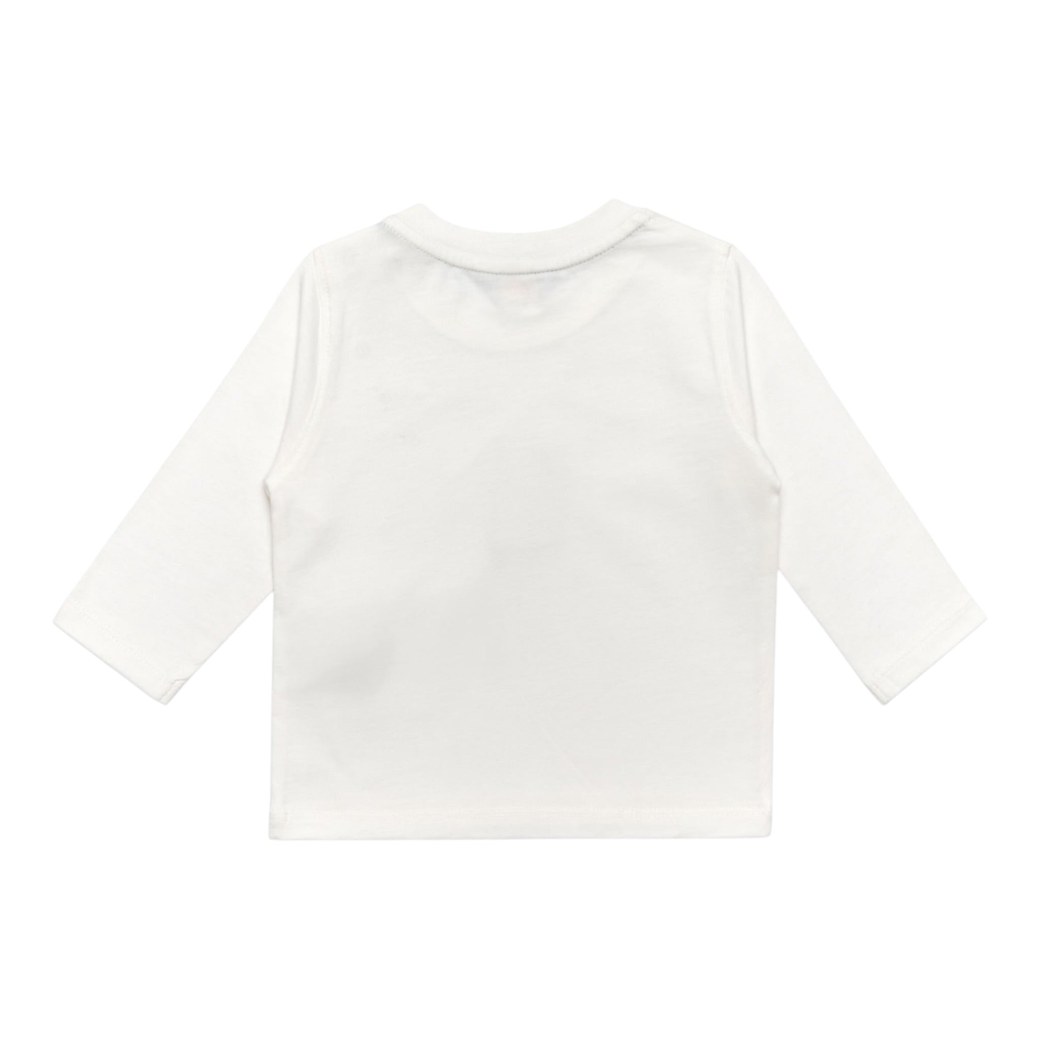 K-Way Shirt Girocollo tinta unita con Logo Panna per Neonato K8138CWNXX PANNA K-WAY 
