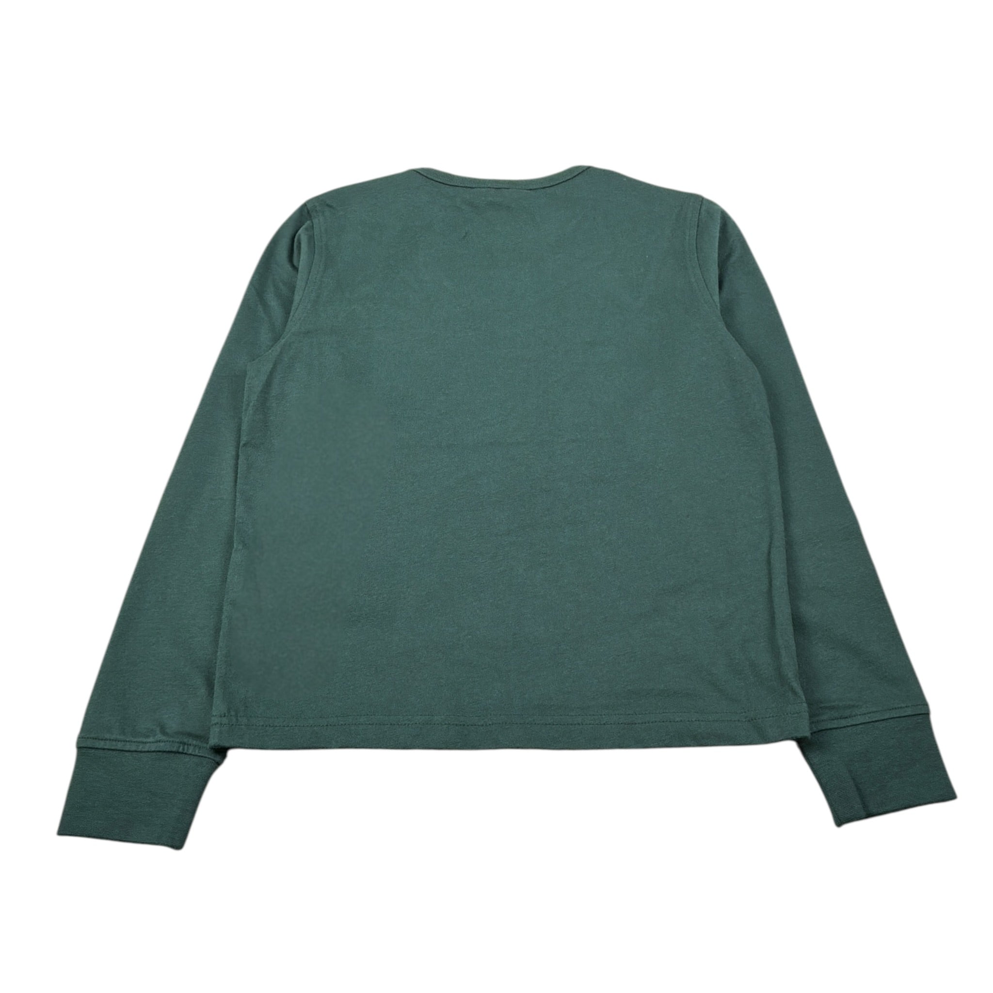 K-Way Shirt Girocollo tinta unita con Logo Verde per Bambino K8138CWX VERDE K-WAY 