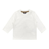 K-Way Shirt Girocollo tinta unita con Logo Panna per Bambino K8138CWXX PANNA K-WAY 