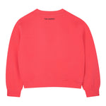 Karl Lagerfeld Felpa Chiusa Girocollo tinta unita con Stampa Rosa per Bambina Z30606 ROSA KARL LAGERFELD 
