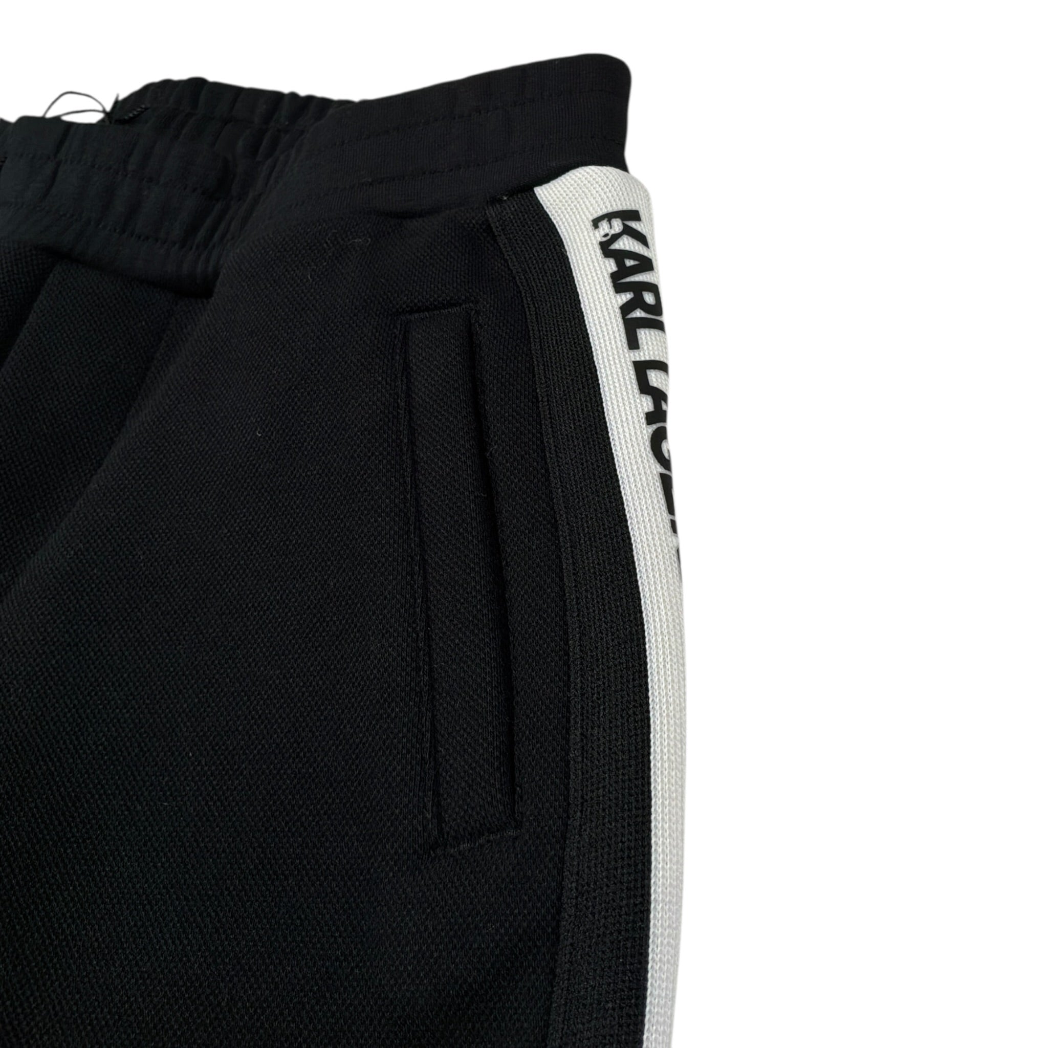 Karl Lagerfeld Pantalone Modello Palazzo tinta unita Nero per Bambina Z30628 NERO KARL LAGERFELD 