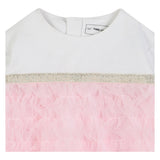 Karl Lagerfeld Abito Manica Lunga Bicolore con Tulle Rosa per Neonata Z30668 ROSA KARL LAGERFELD 