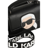 Karl Lagerfeld Borsa tinta unita con Logo Nero per Bambina Z31024 NERO KARL LAGERFELD 
