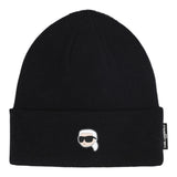 Karl Lagerfeld Cappello tinta unita con Logo Nero per Bambina Z31028 NERO KARL LAGERFELD 