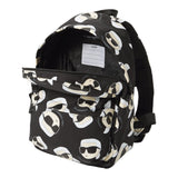Karl Lagerfeld Zaino tinta unita con Stampe Logo Nero per Bambina Z31037 NERO KARL LAGERFELD 