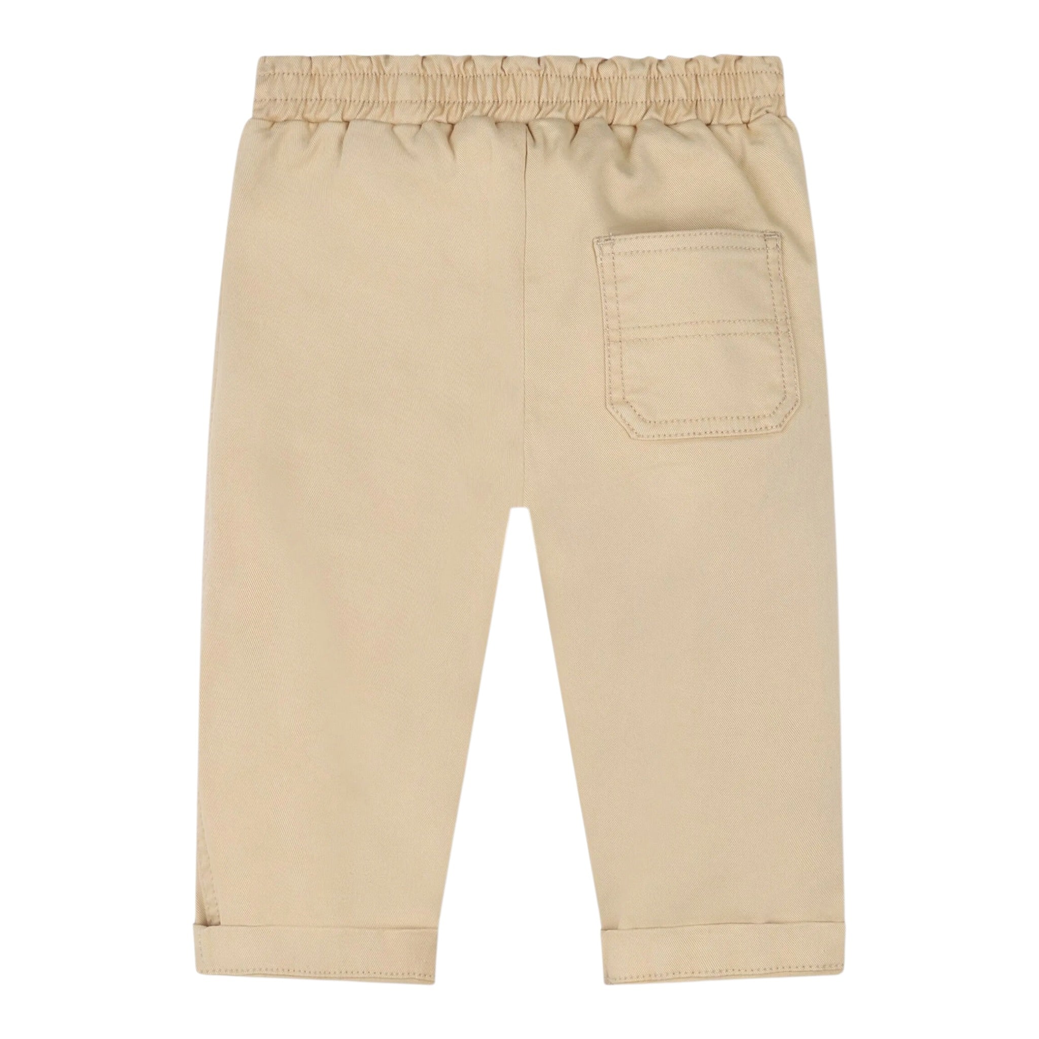 Kenzo Pantalone tinta unita con Elastico In Vita Beige per Neonato K60510 BEIGE KENZO 