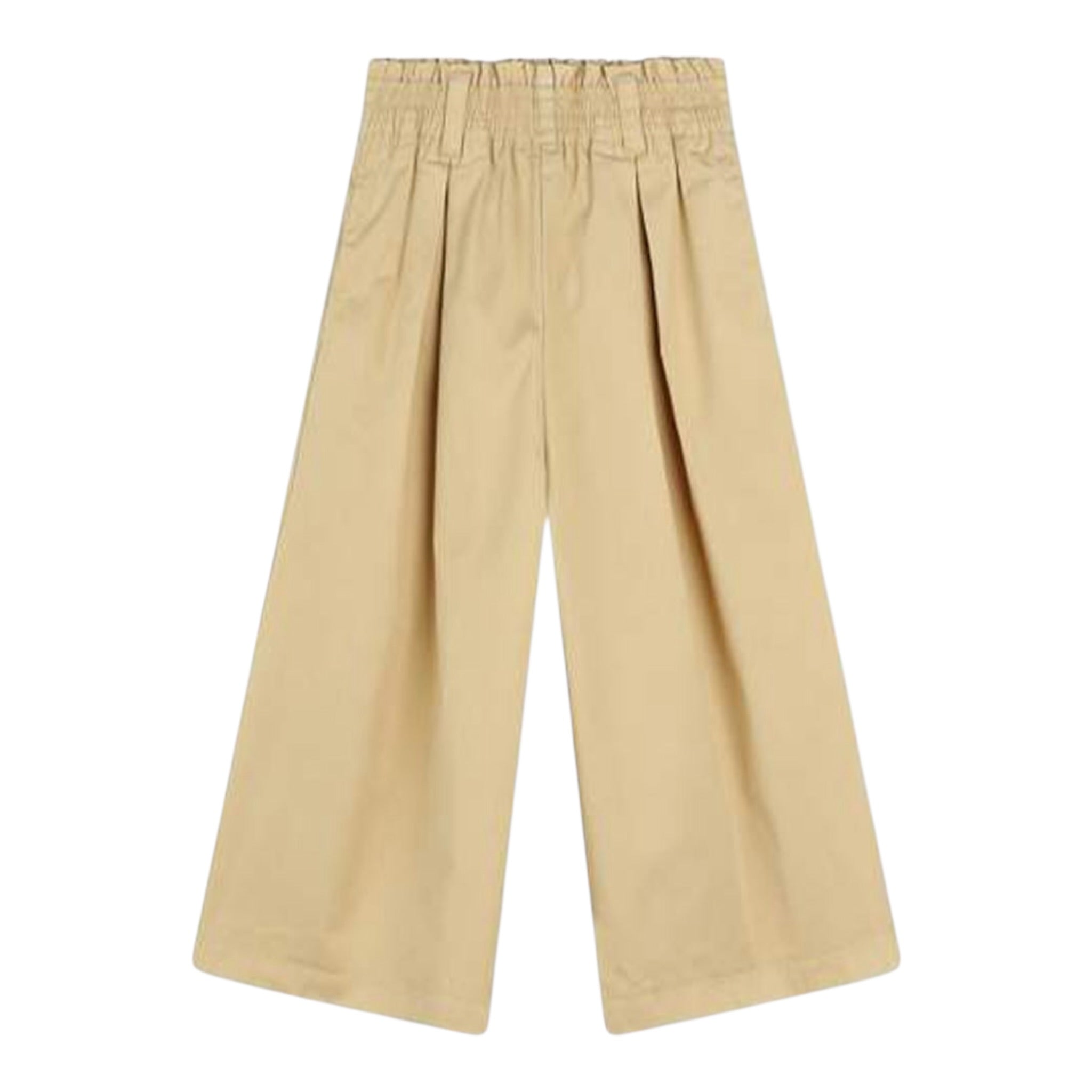 Kenzo Pantalone tinta unita Modello A Palazzo Beige per Bambina K60540 BEIGE KENZO 