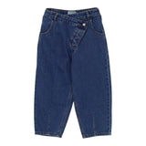 Kenzo Jeans tinta unita con Girovita Regolabile Blu per Bambina K61325 BLU KENZO 