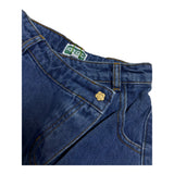 Kenzo Jeans tinta unita con Girovita Regolabile Blu per Bambina K61325 BLU KENZO 