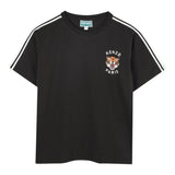 Kenzo T-Shirt tinta unita con Profili In Contrasto Nero per Bambino K61486J NERO KENZO 