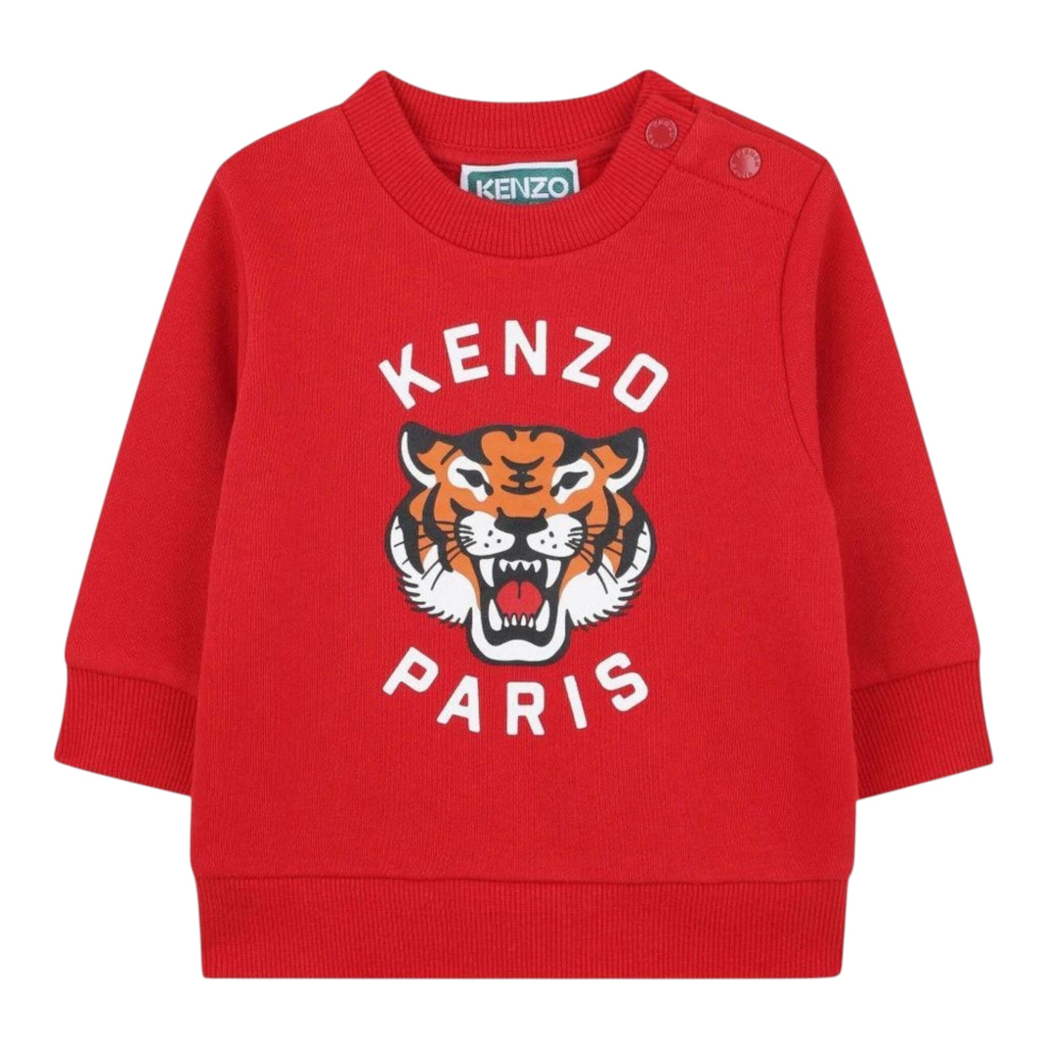 Kenzo Completo 2Pz Felpa-Pantalone tinta unita Rosso per Neonato K61502 ROSSO KENZO 