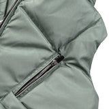 Khrisjoy Giubbino tinta unita con Zip Smanicato Verde per Bambina KV2P42 VERDE KHRISJOY 