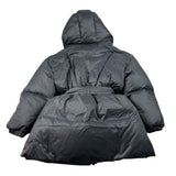 Khrisjoy Giubbino tinta unita con Cappuccio Nero per Bambina KX2A27N0079 NERO KHRISJOY 
