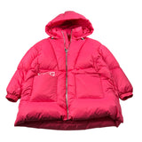 Khrisjoy Giubbino tinta unita con Cappuccio Rosa per Bambina KX2A27N0079 ROSA KHRISJOY 