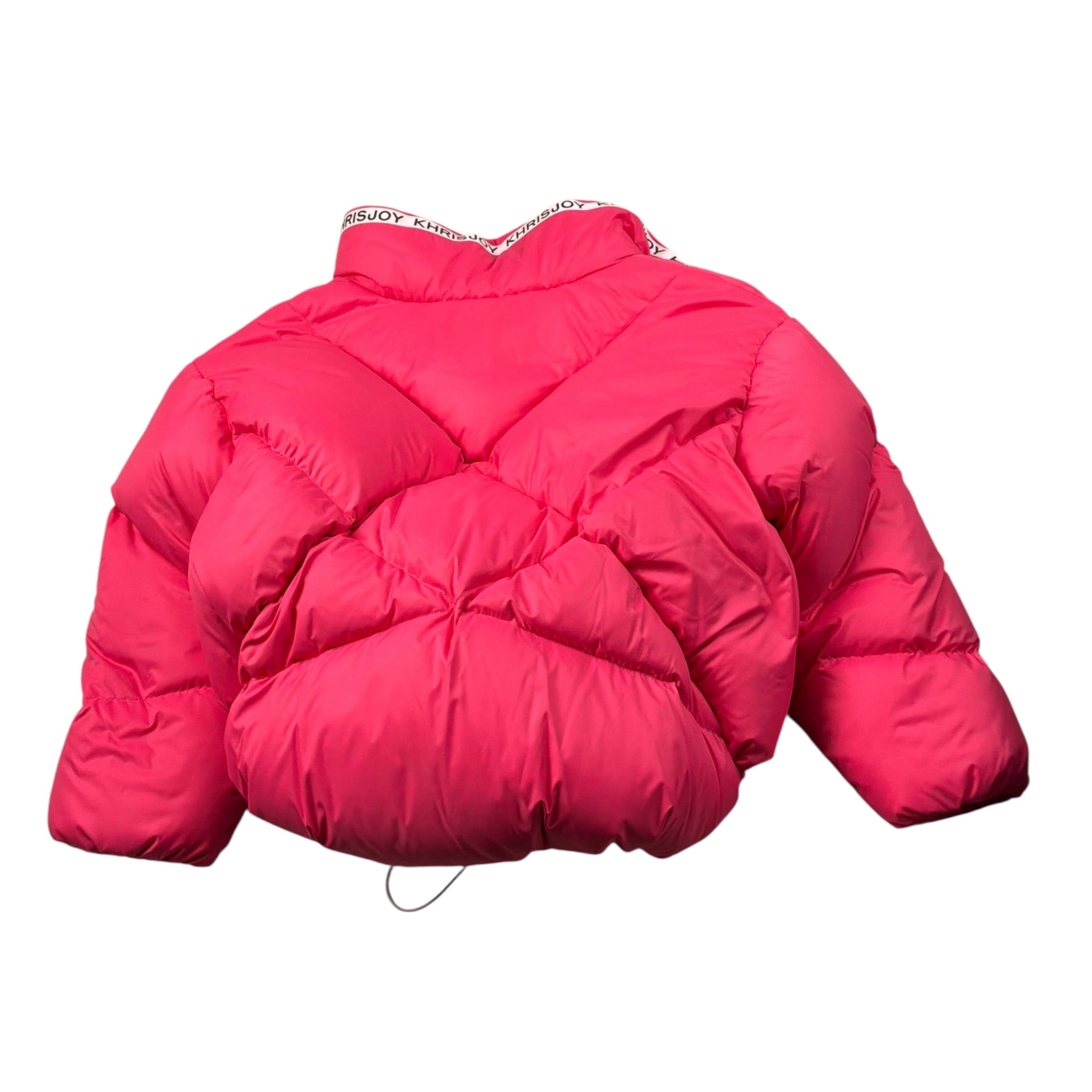 Khrisjoy Giubbino tinta unita con Colletto Rosa per Bambina KX2A57N0079 ROSA KHRISJOY 