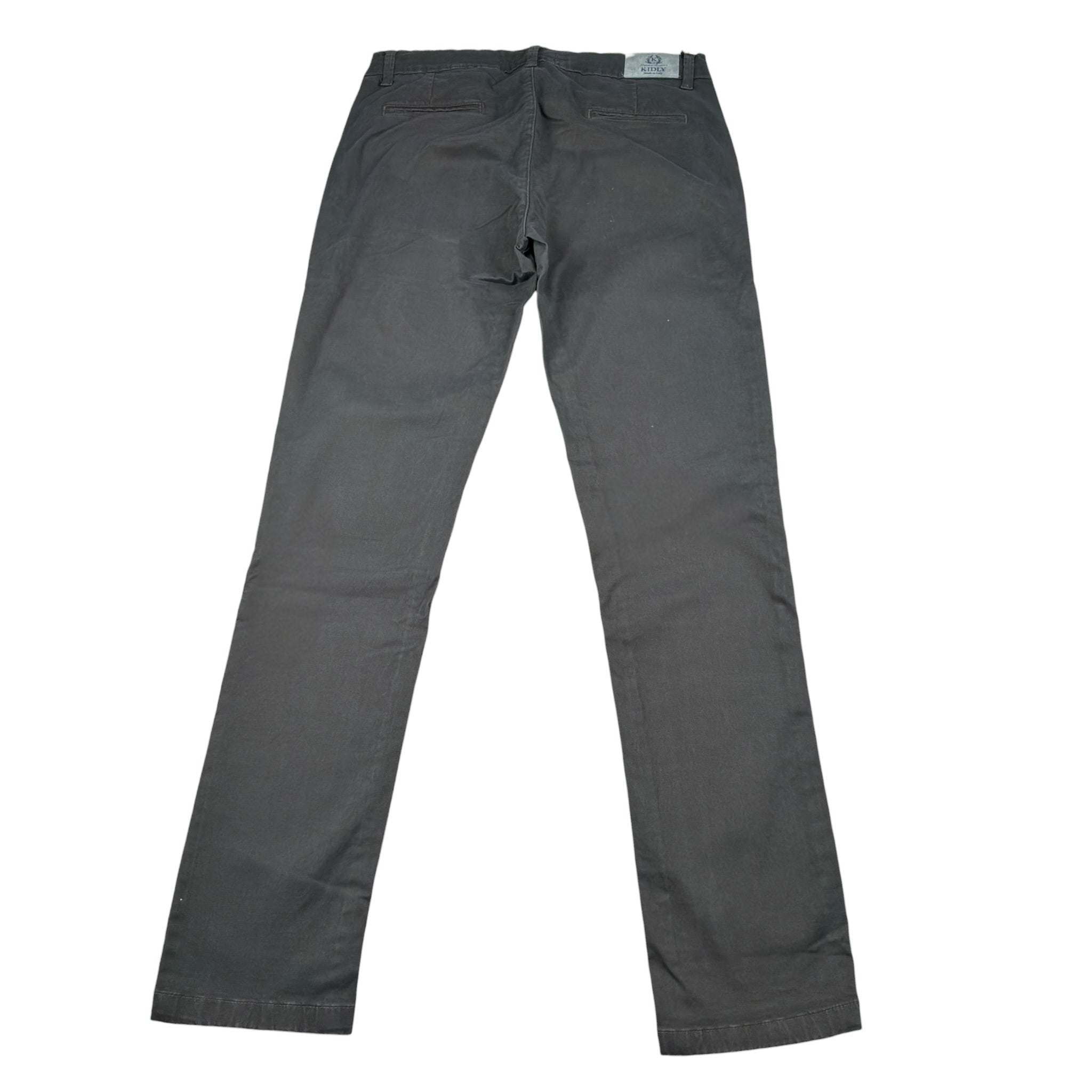 Kidly Pantalone tinta unita con Girovita Regolabile Grigio per Bambino 4001J GRIGIO KIDLY 