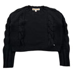 Kocca Maglia Girocollo tinta unita Nero per Bambina AURAS NERO Kocca 
