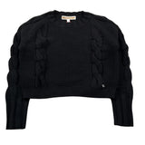Kocca Maglia Girocollo tinta unita Nero per Bambina AURAS NERO Kocca 