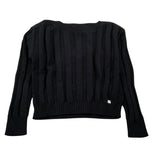 Kocca Maglia Girocollo tinta unita Nero per Bambina BICDAE NERO Kocca 