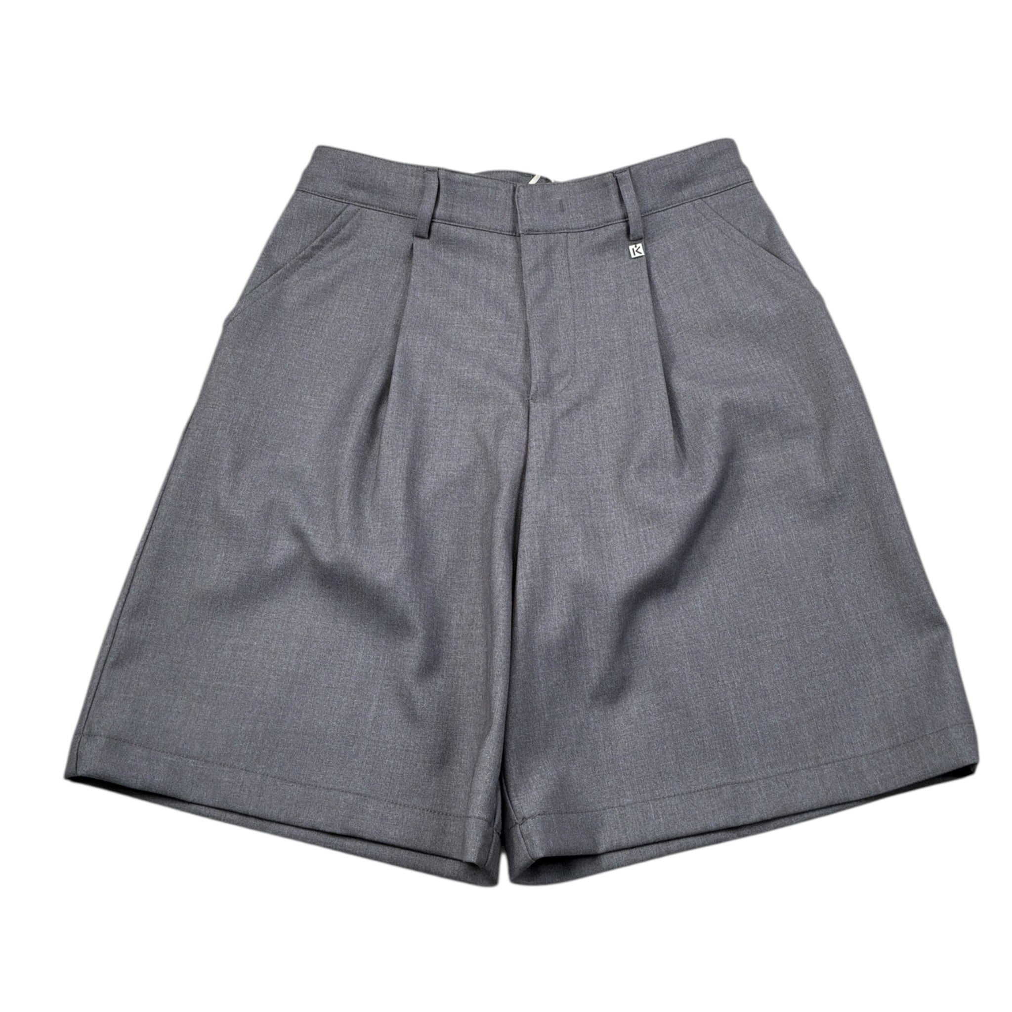 Kocca Short tinta unita con Girovita Regolabile Grigio per Bambina CESAR GRIGIO Kocca 