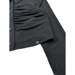 Kocca Camicia Manica Lunga Tinta Jnita Nero per Bambina FLOR NERO Kocca 