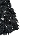 Kocca Top Giromanica tinta unita con Paillettes Nero per Bambina SOKOL NERO Kocca 