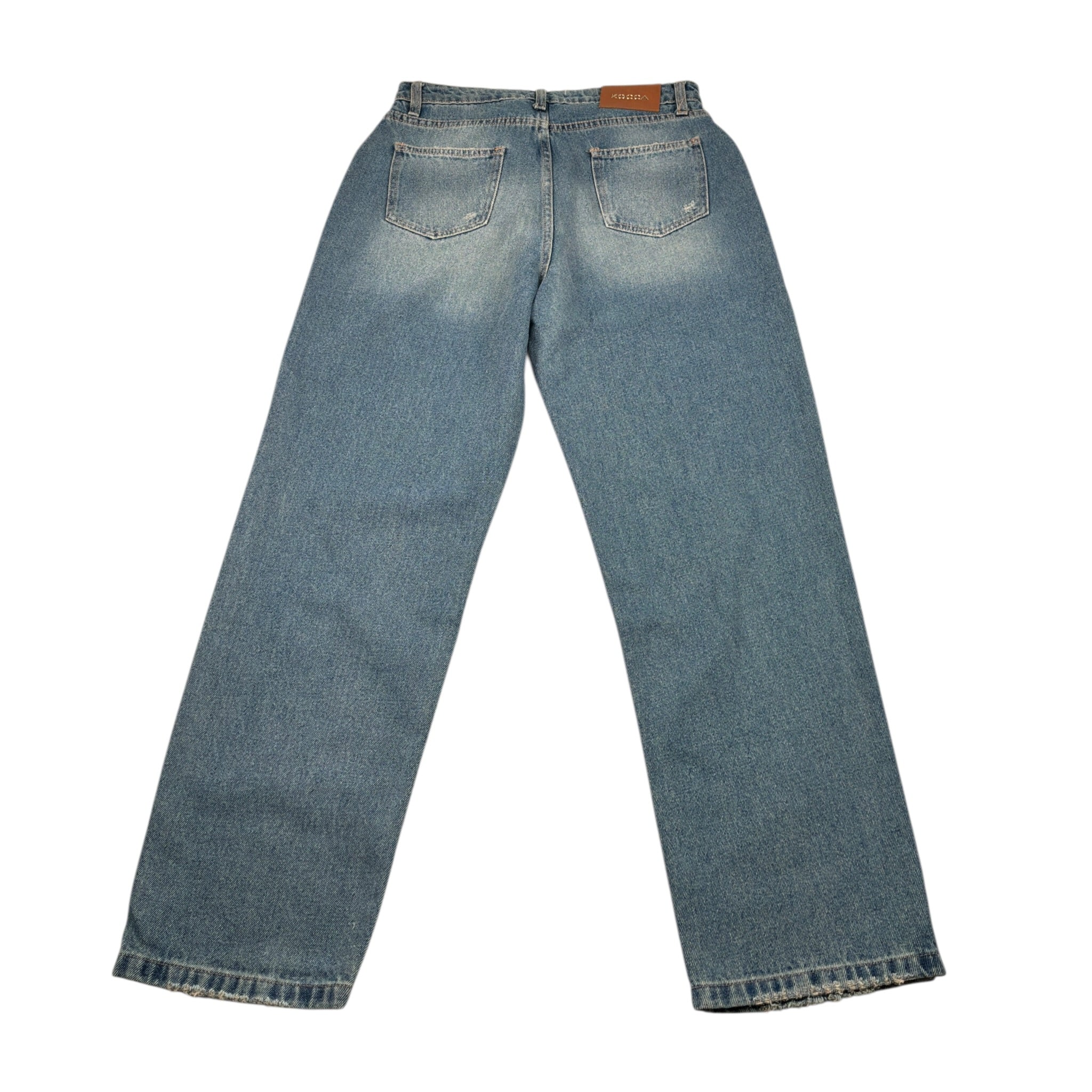 Kocca Jeans Tinta Unit con Strappi Blu per Bambina TERRELL BLU Kocca 