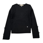 Kocca Maglia Girocollo tinta unita Nero per Bambina UABELI NERO Kocca 
