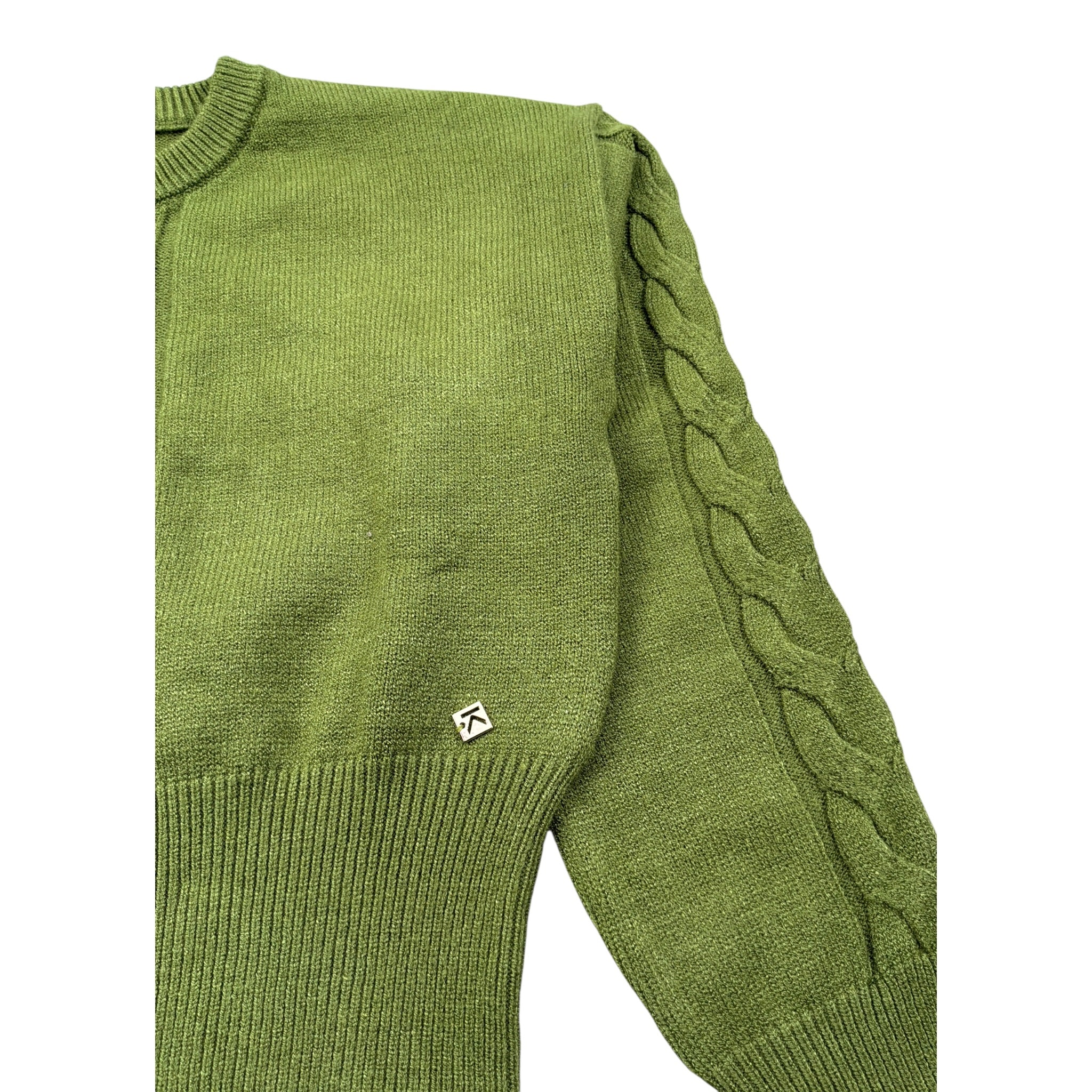 Kocca Maglia Girocollo tinta unita Verde per Bambina VIELLA VERDE Kocca 