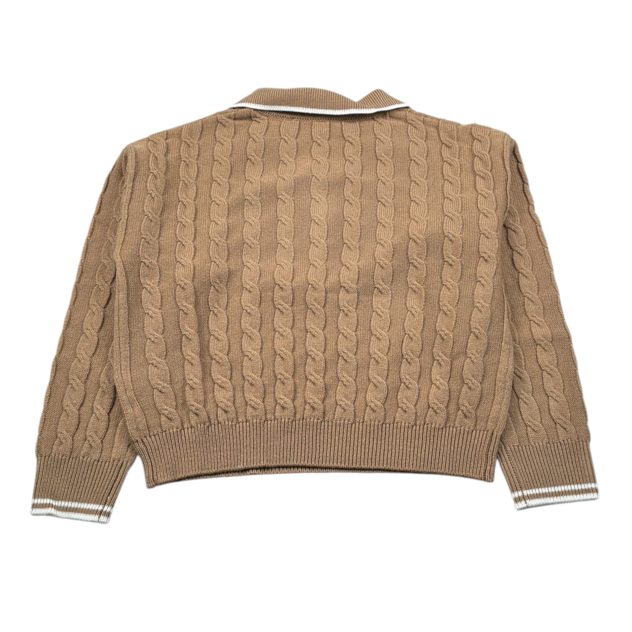 Kocca Maglia tinta unita con Colletto Beige per Bambina VILIANA BEIGE Kocca 