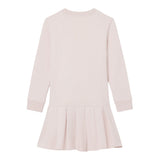 Lacoste Abito Manica Lunga tinta unita Rosa per Bambina 347065 ROSA LACOSTE 