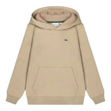 Lacoste Felpa con Cappuccio tinta unita Beige per Neonato 847028 BEIGE LACOSTE 