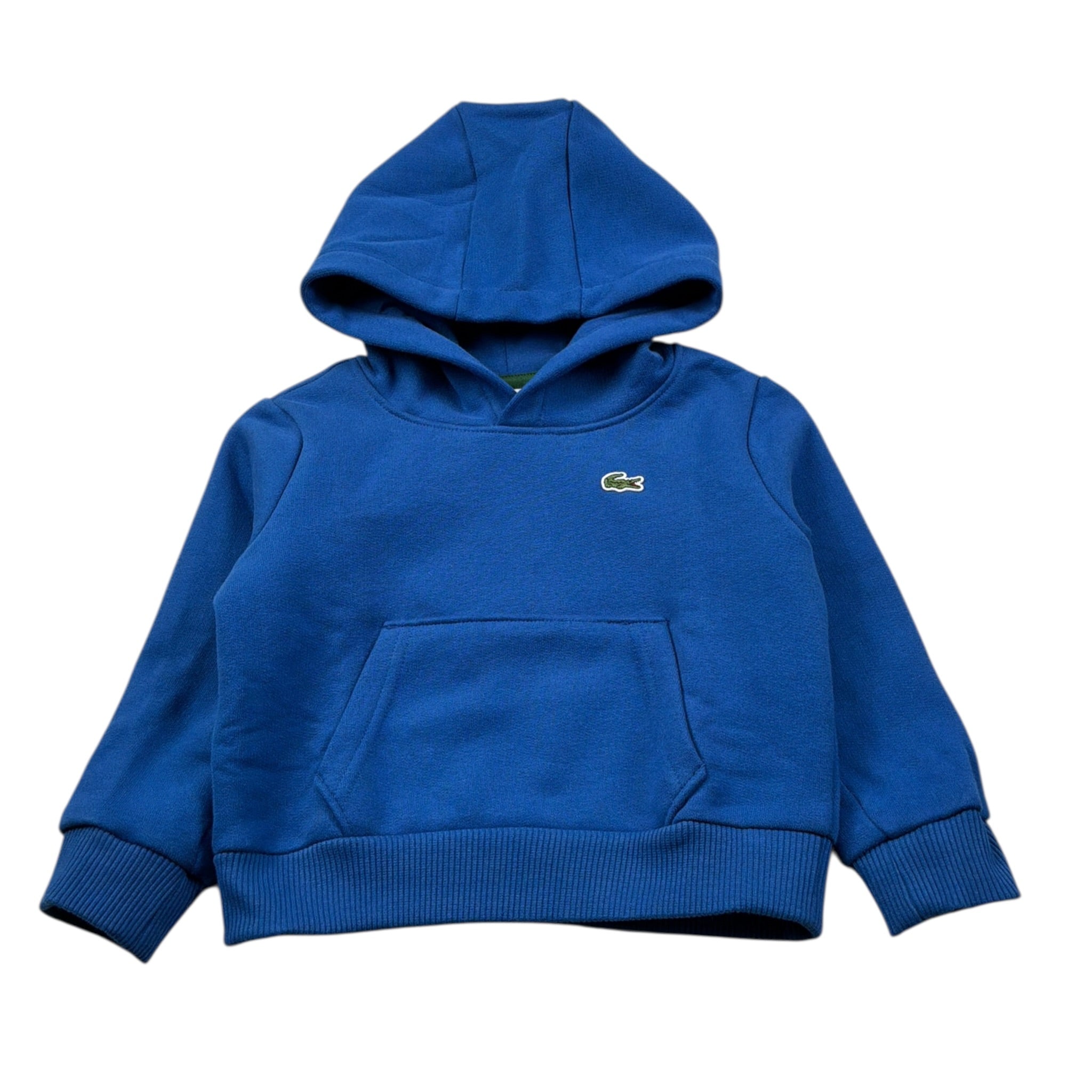 Lacoste Felpa con Cappuccio tinta unita Blu per Neonato 847028 BLU LACOSTE 