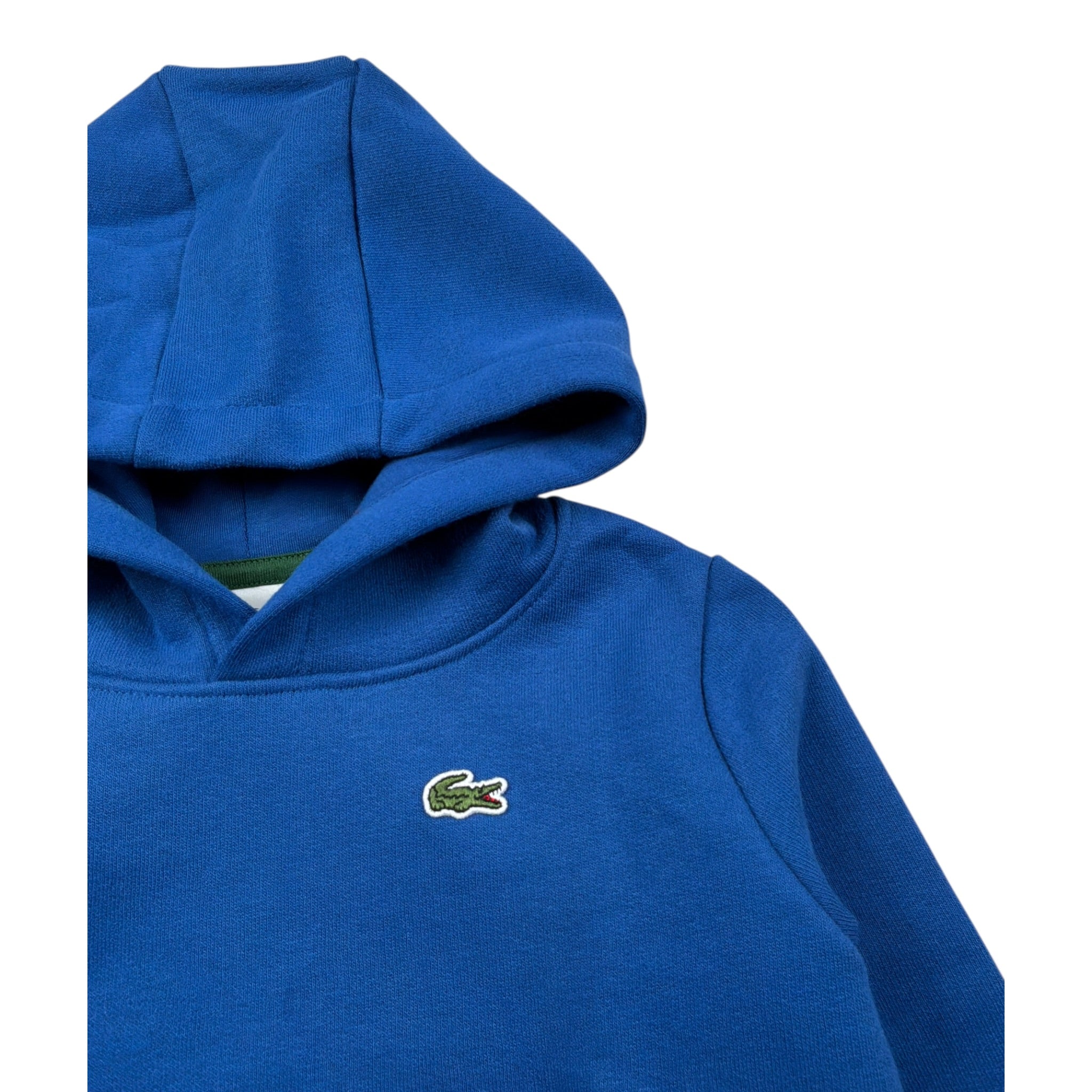 Lacoste Felpa con Cappuccio tinta unita Blu per Neonato 847028 BLU LACOSTE 