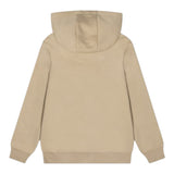 Lacoste Felpa tinta unita con Stampa E Cappuccio Beige per Bambino 947028 BEIGE LACOSTE 