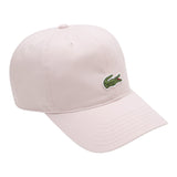 Lacoste Berretto tinta unita con Logo Rosa per Bambina 9A6227A ROSA LACOSTE 