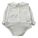 La Stupenderia Camicia Body Manica Lunga tinta unita Panna per Neonata CBBD52 PANNA LA STUPENDERIA 