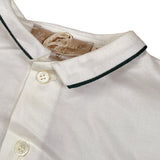La Stupenderia Camicia tinta unita con Colletto Bianco per Bambino CCM63J BIANCO LA STUPENDERIA 