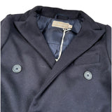La Stupenderia Cappotto tinta unita Blu per Bambina CJGB23 BLU LA STUPENDERIA 