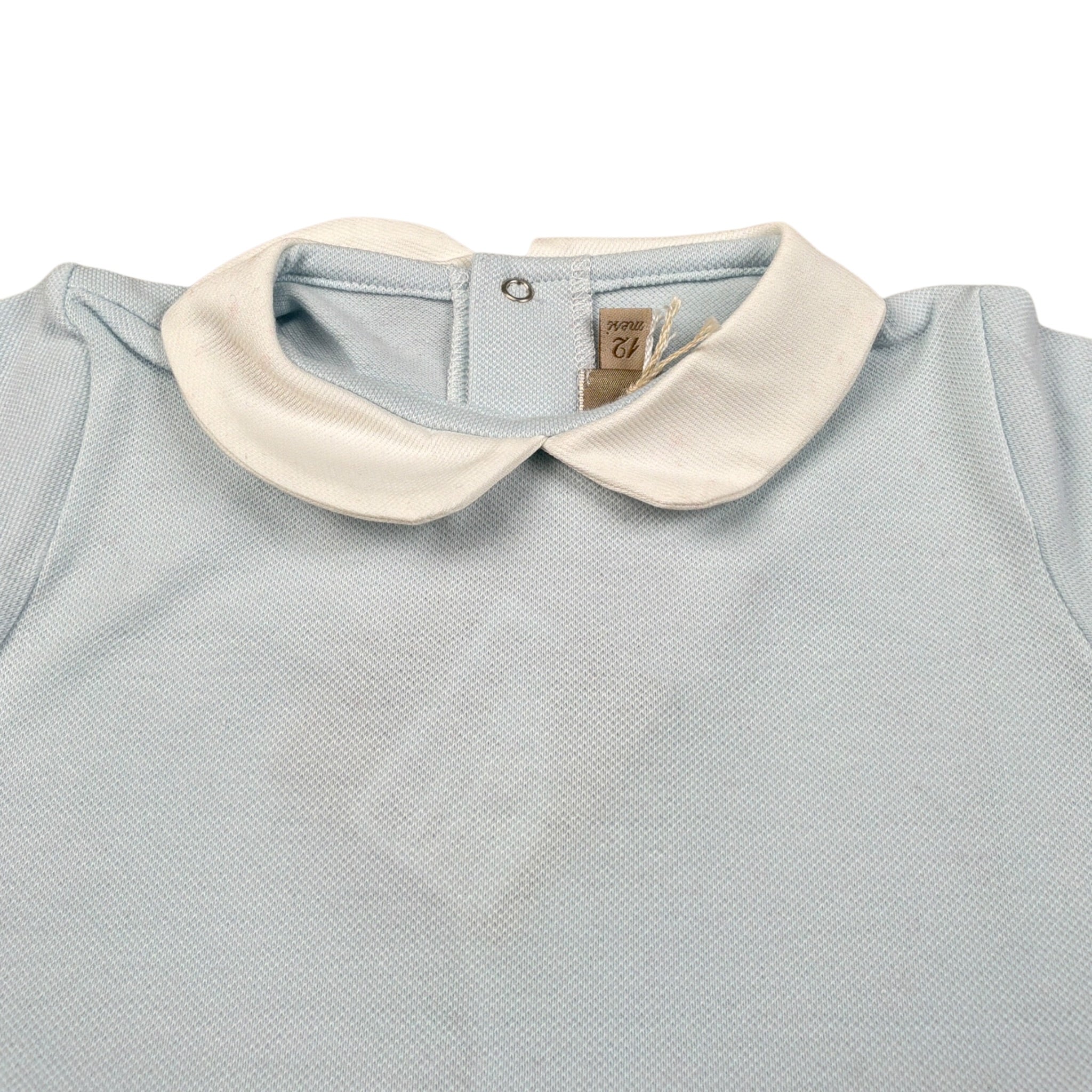 La Stupenderia Body Mezza Manica tinta unita Azzurro per Neonato TBBD71N04 AZZURRO LA STUPENDERIA 