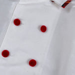 La Stupenderia Camicia tinta unita con Bottoni In Contrasto Bianco per Neonato TBCM01B02 BIANCO LA STUPENDERIA 