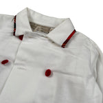 La Stupenderia Camicia Manica Lunga tinta unita Panna per Neonato TBCM01 PANNA LA STUPENDERIA 