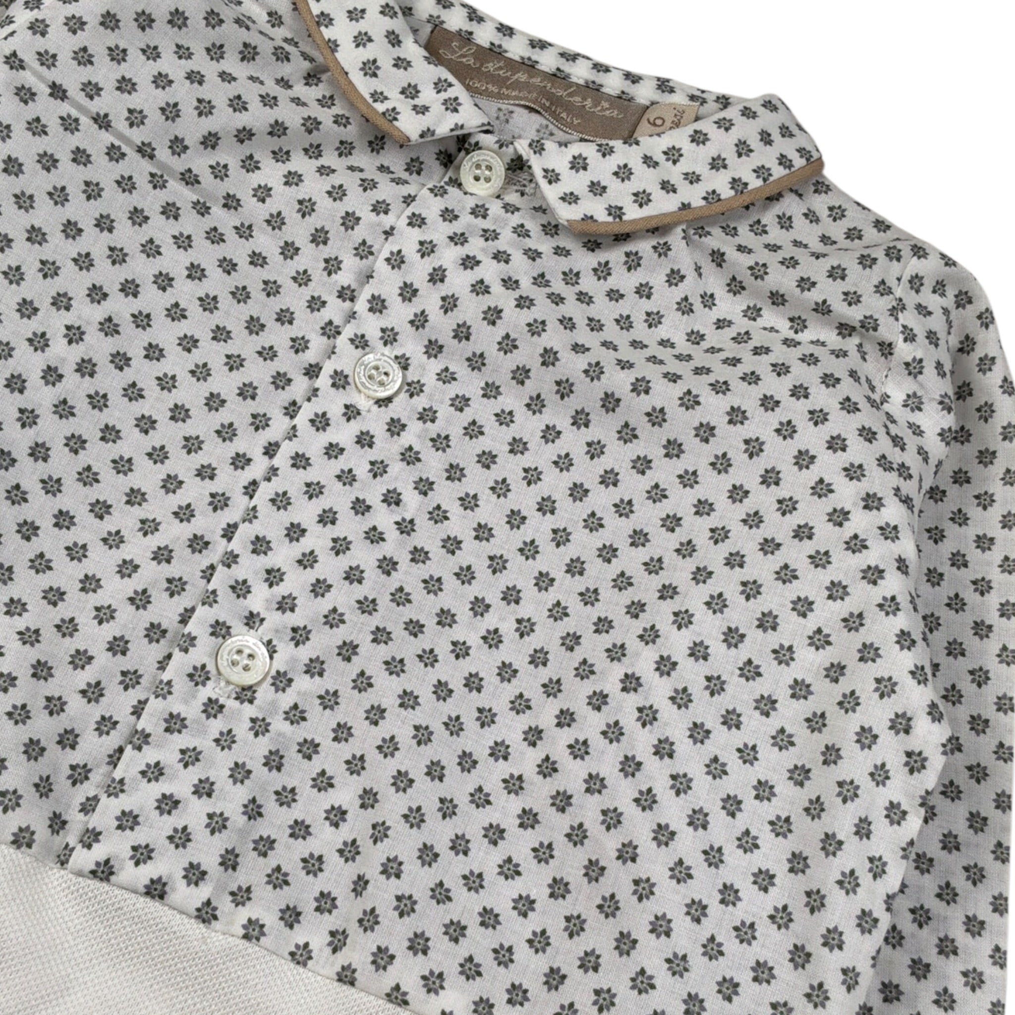 La Stupenderia Completo 2Pz Camicia Body-Bermuda Bianco per Neonato TBCT03 BIANCO LA STUPENDERIA 