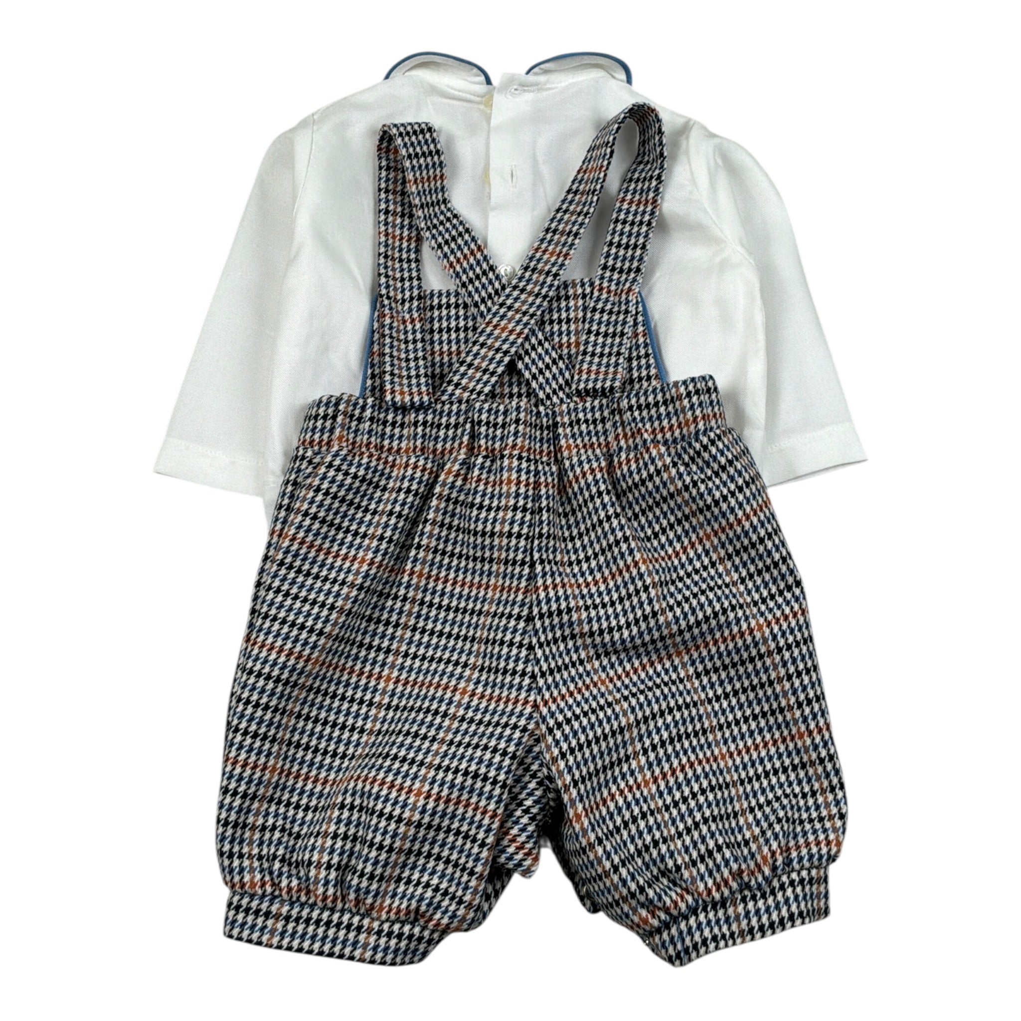 La Stupenderia Completo 2Pz Body-Salopette Bianco per Neonato TBCT05 BIANCO LA STUPENDERIA 