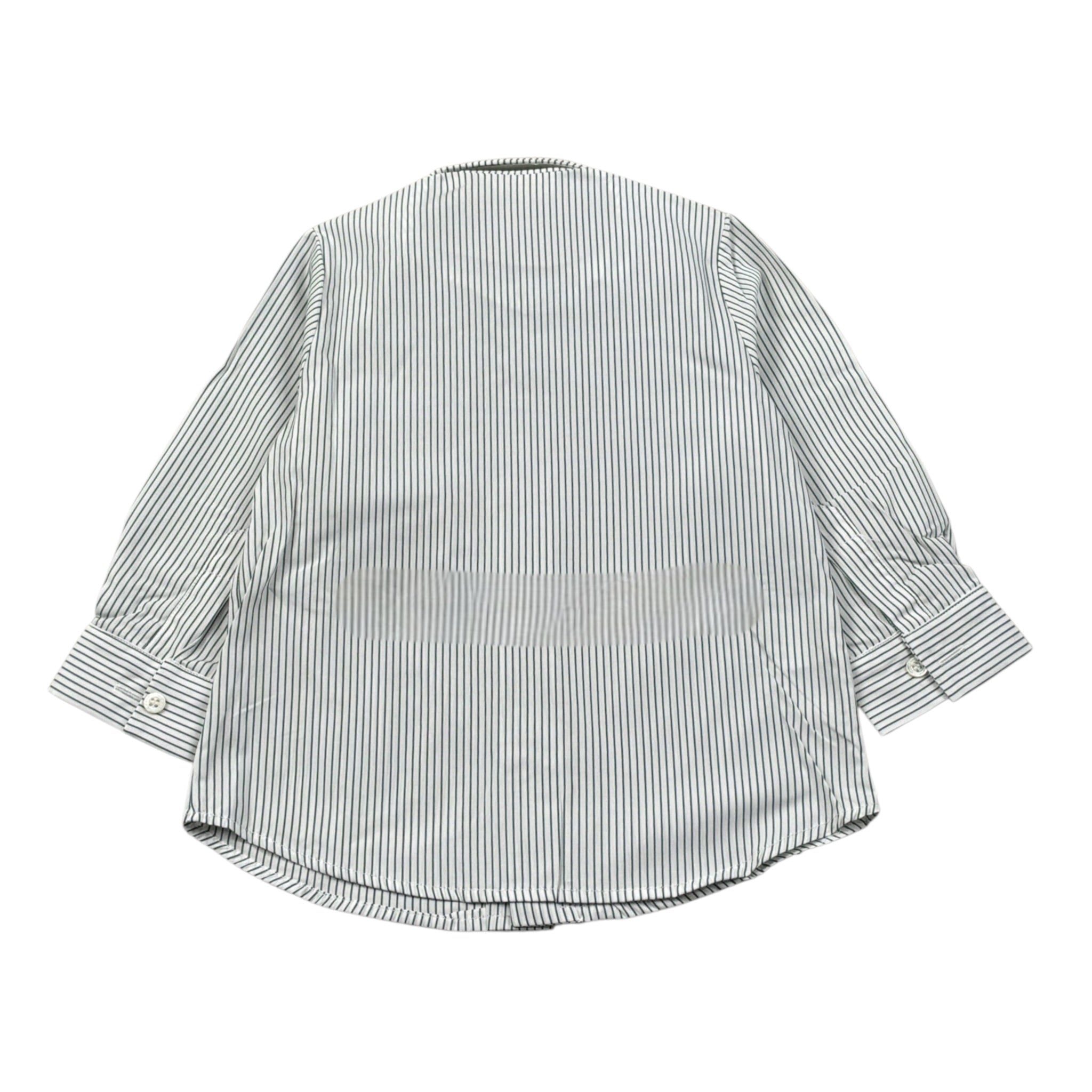 La Stupenderia Camicia Manica Lunga Fantasia A Righe Bianco per Neonato TCCM21N BIANCO LA STUPENDERIA 