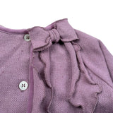 La Stupenderia Cardigan tinta unita Rosa per Neonata TCG02 ROSA LA STUPENDERIA 
