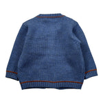 La Stupenderia Cardigan tinta unita con Bottoni Blu per Neonato WCCR65 BLU LA STUPENDERIA 