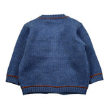 La Stupenderia Cardigan tinta unita con Bottoni Blu per Neonato WCCR65 BLU LA STUPENDERIA 