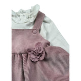 Lalalu' Completo 2 Pezzi Body-Salopette Rosa per Neonata 8LTL11Q ROSA LALALU' 
