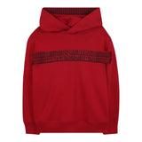 Lanvin Felpa tinta unita con Cappuccio Rosso per Bambino N30293 ROSSO LANVIN 